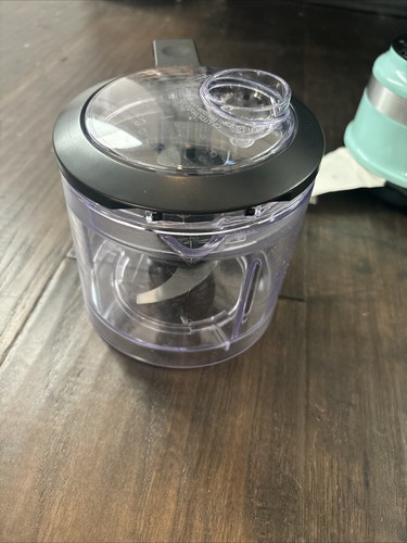 Brand New KitchenAid KFC3511 3.5 Cup Electric Food Chopper Teal Tested/Working - Picture 13 of 16
