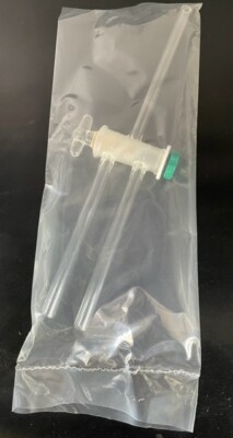 #ad New Unused ChemGlass 460 02 STOPCOCK DBL OBLIQUE 4mm BORE PRESR GLASS PLUGS $125.00