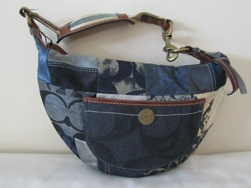 Multi Denim Patchwork Hobo Handbag | eBay
