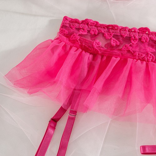 Womens Lace Bra Lingerie Garter Belt Set G-String Underwear Babydoll Sleepwear ⇘ - Picture 12 of 20