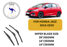 WIPER BLADES FOR HONDA JAZZ 2014-2020