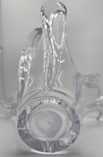 Vintage Splash Vase French Chic Art Deco Cofrac Art Verrier Crystal Vase - Picture 4 of 8