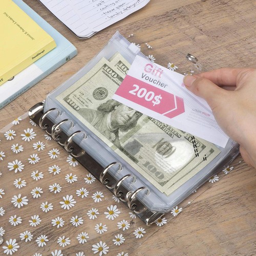 Cash Stuffing Binder Plan Creative Savings Challenges Book Budget Wallet Binder - Picture 8 of 11
