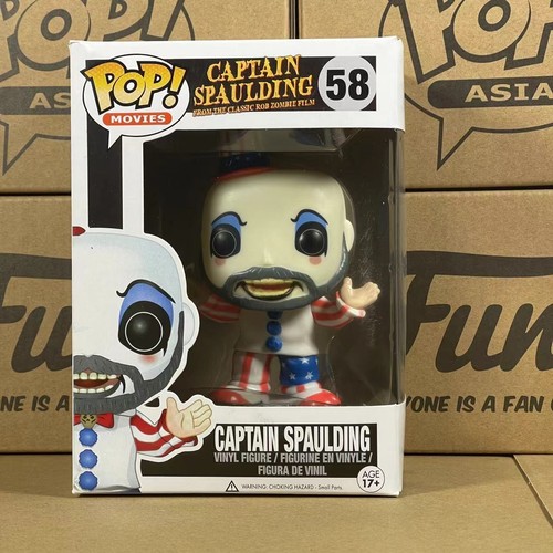Funko Popï¼Captain Spaulding #58 Vaulted Retired Super Rare âMINTâ With Protector | eBay
