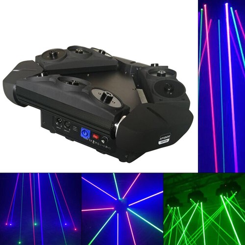 Proyector araña RGB de 9 ojos para bandas de DJ escenario haz de cabeza móvil luz láser DMX - Imagen 5 de 12