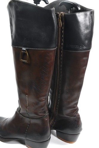 La Martina Lote 30 Polo Reitstiefel braun Leder Made in Italy Gr. 40 - Bild 13 von 18