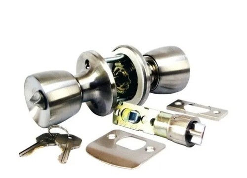 USA HARDWARE Mobilheim Eingang Silber Edelstahl Schloss 2 Schlüssel inkl. 1 SET - Bild 2 von 2