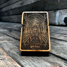Harry Potter Java Teakwood Engraved Lighter
