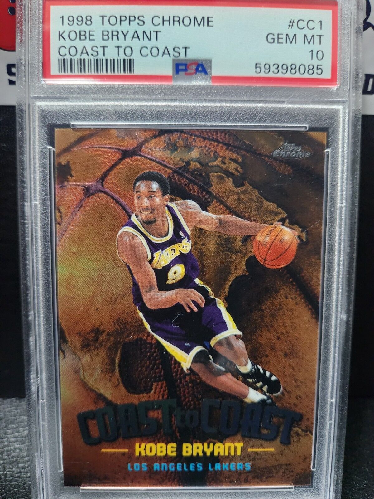 Kobe Bryant 1998 Topps Chrome #CC1 Coast to Coast Price Kobe Bryant 1998 Topps Chrome #CC1 Coast to Coast Price