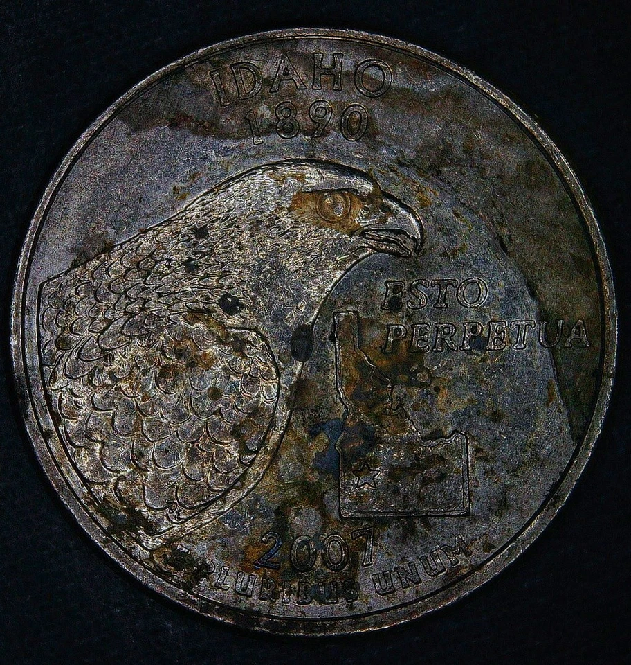 2007 P Idaho Quarter error coin DDO DDR Die clash possible - Image 4 of 4