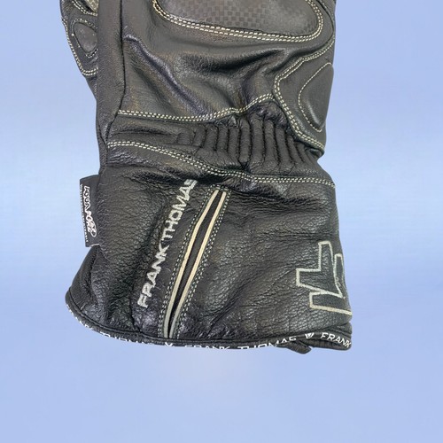 Frank Thomas schwarze Leder wasserdichte Winter Motorrad Handschuhe Herren XXL sehr guter Zustand - Bild 12 von 21
