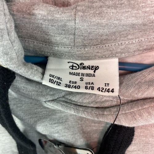 Disney Mickey Mouse Hoodie Youth Small 6/8 Sweatshirt Gray Primark Graphic NWT - Picture 5 of 14