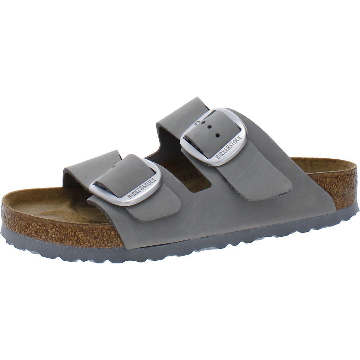Женские босоножки Birkenstock серого цвета со скользящей стелькой, размер 43, средний(D), BHFO 1743