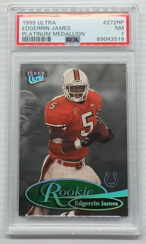 Edgerrin James Ultra #272RP Platinum Medallion
