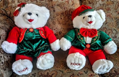2001 Christmas Snowflake Teddy Bears | eBay