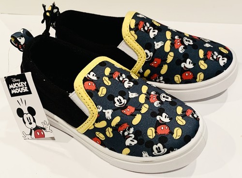 Disney Mickey Mouse Loafer Shoes Child 7/8 Ships FAST! - Picture 2 of 5