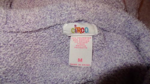 Lavender Sweater Pullover Size Medium 12 Circo Long Sleeve - Picture 11 of 12