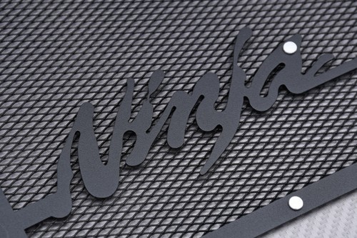 Black Radiator Protection Cooler Guard Grill KAWASAKI NINJA 500R 2024 - Picture 3 of 4