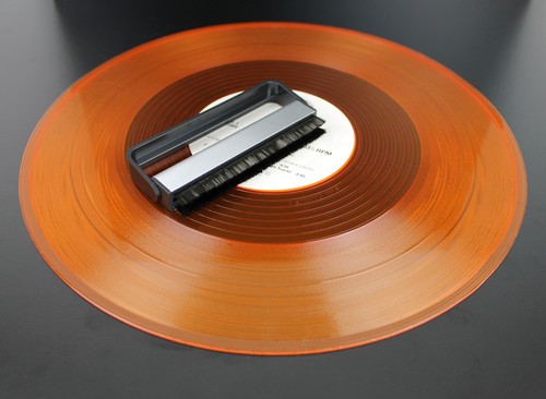 McDAISON SPAZZOLA ANTISTATICA per pulizia dischi vinile LP SETOLE fibra CARBONIO - Foto 5 di 5