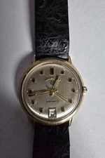 Lord Elgin Micromatic Automatic 10 Karat Gold Filled Wristwatch Date At 6:00