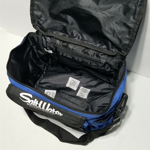 Bolsa Multiusos con Cremallera Bolsillos Azul Correa Extraíble Pesca Caza Golf - Imagen 8 de 12
