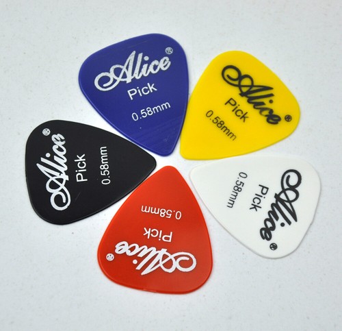 Lots of 100pcs 0.58mm Alice Guitar Picks Plectrums For Acoustic Guitar - Picture 20 of 26