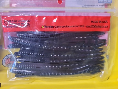 ZOOM FINESSE WORM Black 4.5" 004-038 - Bild 2 von 2