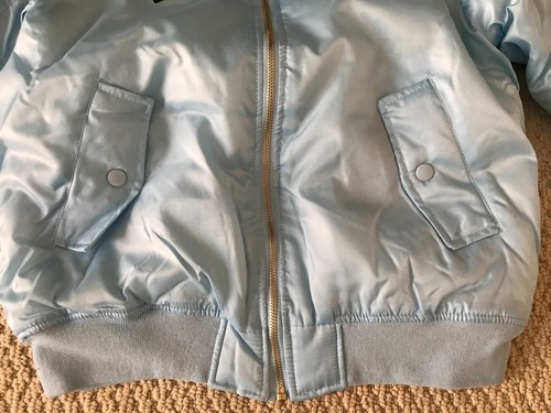 Nueva con etiquetas Chaqueta Para Niños Cruz Suiza Cielo Azul Reversible Bombardero con Cremallera de Vuelo TODAS LAS TALLAS - Imagen 3 de 6