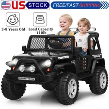 12V Kids Ride On Car 2 Seater Electric Vehicle Toy Truck Jeep w/ Remote Control