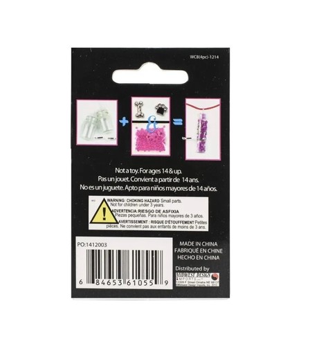 Lot of 96 Pieces - Touch of Nature – Wee Creations -Mini Wishing Bottles 4/Pack - Picture 3 of 3