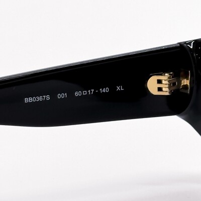 NEW BALENCIAGA BB0367S 001 OVAL BLACK SUNGLASSES WOMEN NEW BALENCIAGA BB0367S 001 OVAL BLACK SUNGLASSES WOMEN