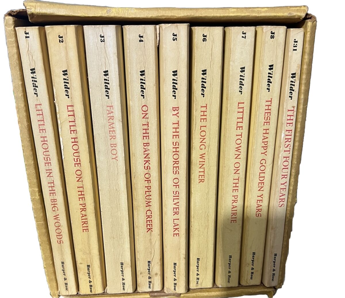 Little House on the Prairie Book Set 1971 Laura Ingalls