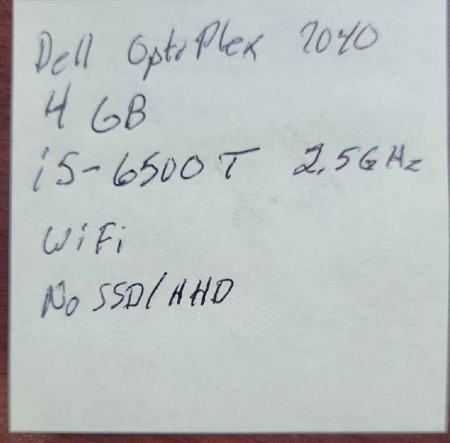 Dell Optiplex 7040 i5-6500T 4GB RAM NO HDD/SSD - Picture 5 of 5