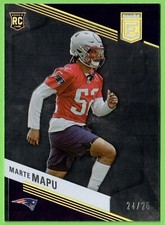 2023 Panini Donruss Elite Rookies Marte Mapu /25 New England Patriots