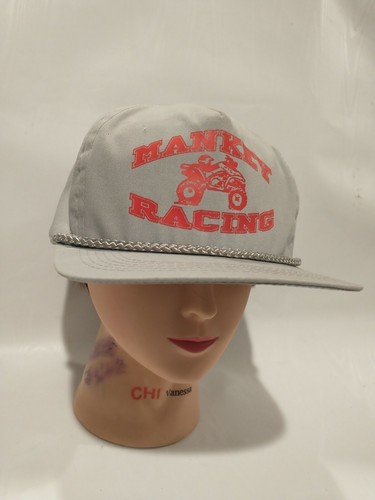 RAR Vintage 80er Capital Caps Mankey Racing Mütze grau Motorrad Fahrrad - Bild 2 von 11