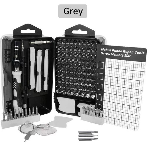 Kit Magnetico Strumento Cacciavite di Precisione Piccola Riparazione Fix 32 o 138 IN 1 - Foto 10 di 33