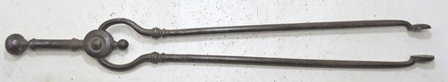 Antique Repasser Grande Taille Blacksmith's Pinces À Outil Original Vieux Main - Picture 6 of 7