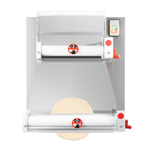Máquina eléctrica para hacer prensa de pastelería con rodillo de masa de pizza 110 V 4-16" - Imagen 2 de 24