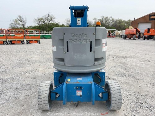 2014 Genie Z-34/22N 34' Electric Articulating Boom Lift Aerial Platform bidadoo - Picture 9 of 12