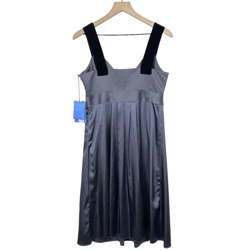 Neu mit Etikett Simply Vera Satin Samt Cocktailkleid Größe 8 A-Linie Strass verziert - Bild 7 von 11