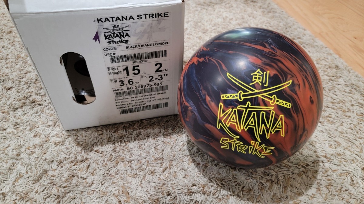 ボーリングボールRADICAL KATANA STRIKE 15P サムレス用。 ボーリングボールRADICAL KATANA STRIKE 15P サムレス用