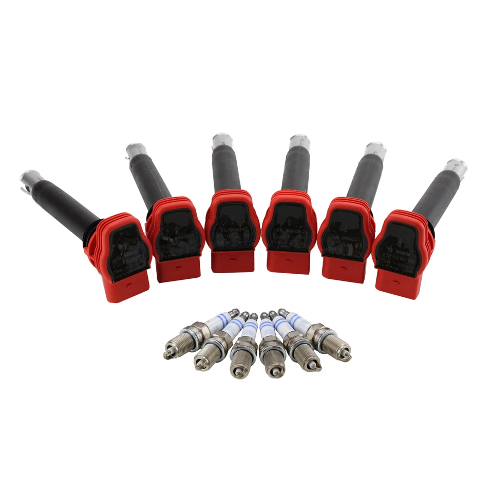 Kit de servicio de bobina de encendido Bosch para Porsche Cayenne Audi A6 Quattro VW Touareg Foto 2 de 3