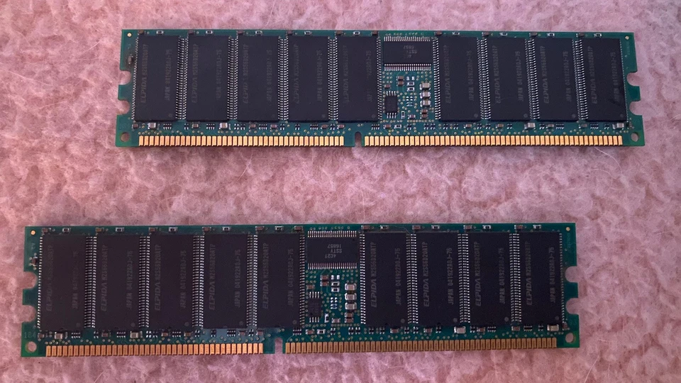ELPIDA 512MB PC2100R-25330-M1 Lot of 4 - Image 4 of 4