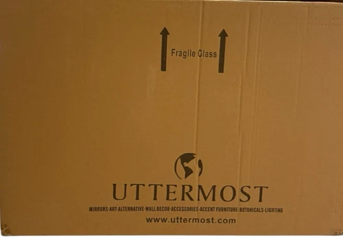 Uttermost Clam Coastal Polyresin Shell Bowl Antique White Brown Gray 16800 NEW - Picture 7 of 8