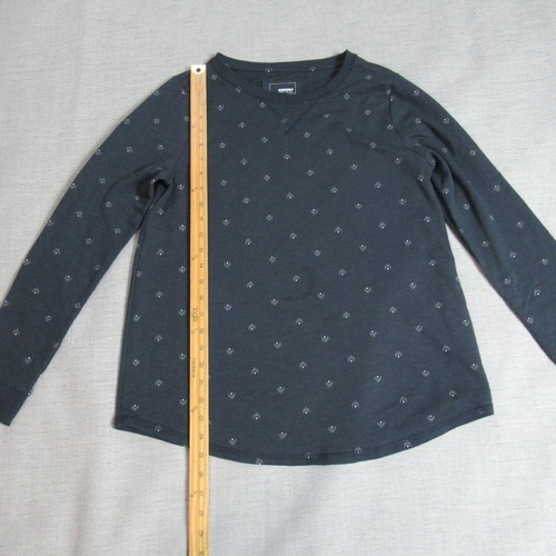 Sonoma Sweatshirt Womens Size Small Gray Geometric Crew Neck Long Sleeve Casual - Picture 7 of 11