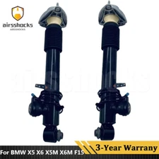 Pair Rear Shock Struts Assys EDC Fit BMW X5 F15 F85 X6 F16 F86 37106875089 14-19