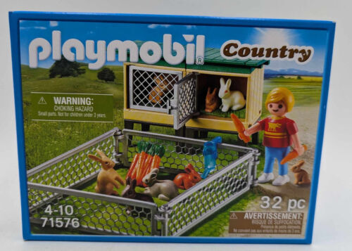 PLAYMOBIL 71576 Hasenstall mit Freigehege Country Hasen Stall Kaninchen NEU - Picture 4 of 10