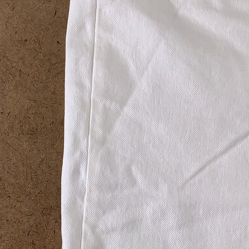 Bershka Women's Size 14 White Denim High Rise Mom Slim Jeans NWT *Flaw - 第 7/12 張圖片