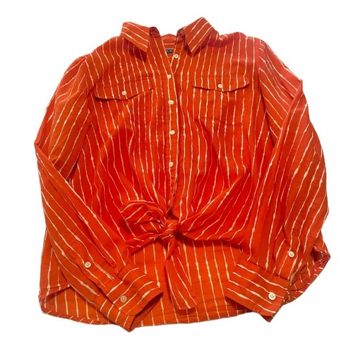 Lauren Ralph Lauren Black Label Stripe Western Top Damen Large Rot - Bild 6 von 9