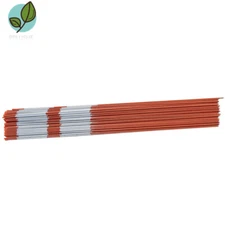 100X  Driveway Markers  Diameter 5/16'' 6ft Snow Stakes with Reflective Tape